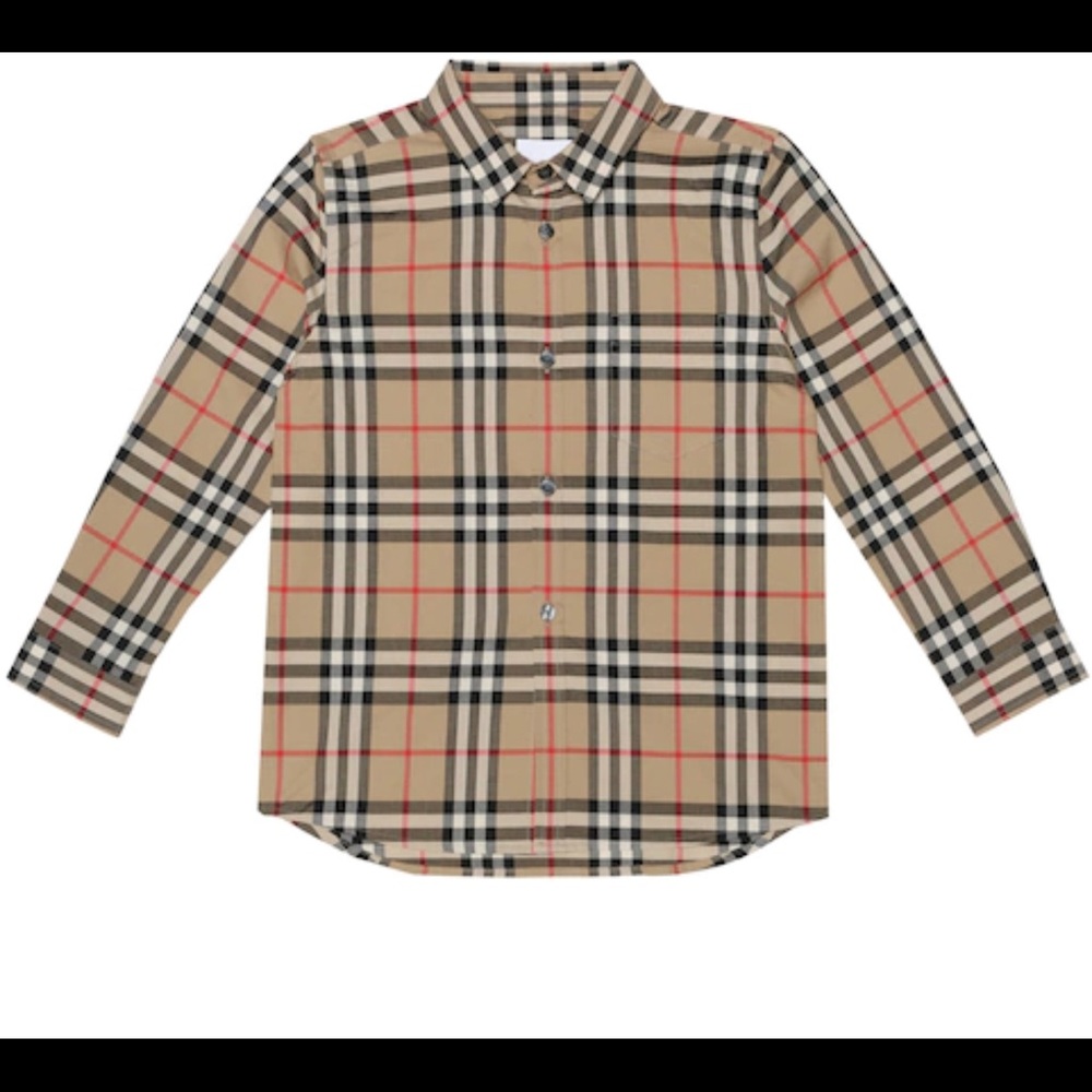 Boy Burberry shirt